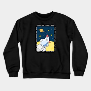 Space peace astro Crewneck Sweatshirt